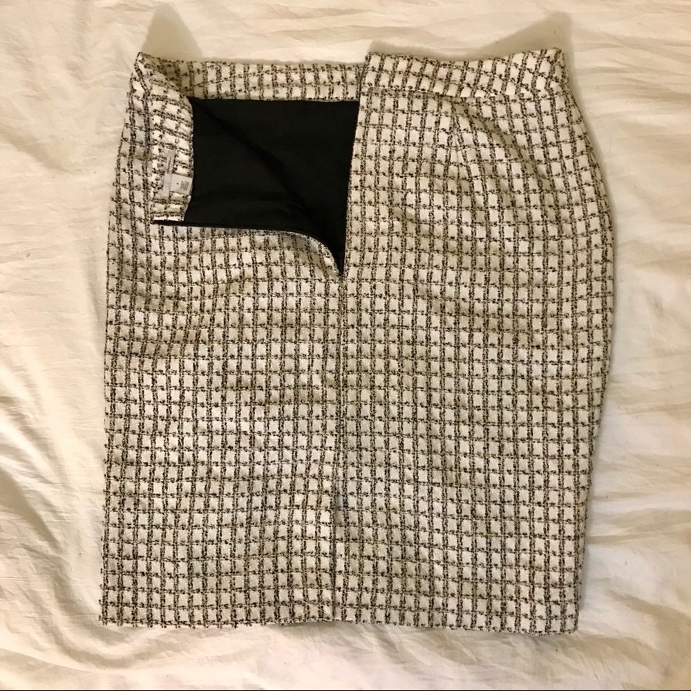 Plaid Pencil Skirt